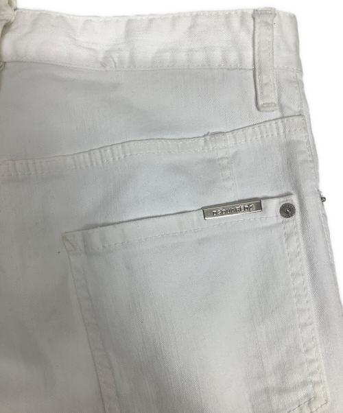 DSQUARED2（ディースクエアード）DSQUARED2 (ディースクエアード) ストレートパンツ ホワイト サイズ:44の古着・服飾アイテム
