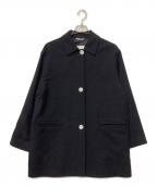 MaxMaraマックスマーラ）の古着「ショートコート」｜ネイビー