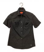 Vivienne Westwood RED LABELヴィヴィアンウエストウッドレッドレーベル）の古着「半袖シャツ」｜ブラック