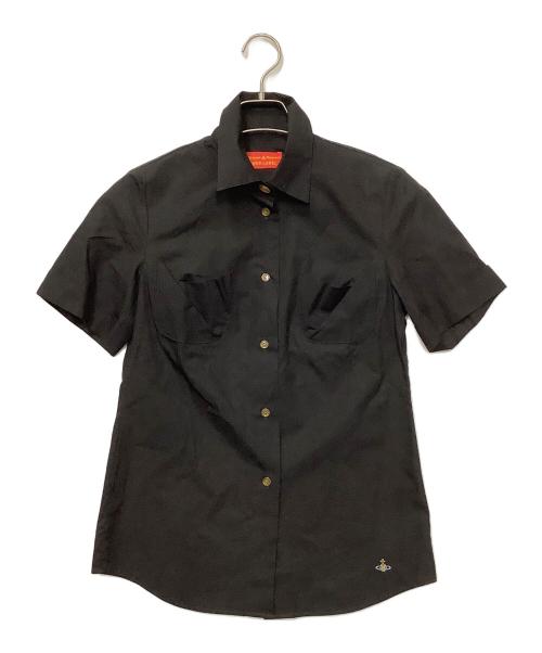 Vivienne Westwood RED LABEL（ヴィヴィアンウエストウッドレッドレーベル）Vivienne Westwood RED LABEL (ヴィヴィアンウエストウッドレッドレーベル) 半袖シャツ ブラック サイズ:1の古着・服飾アイテム