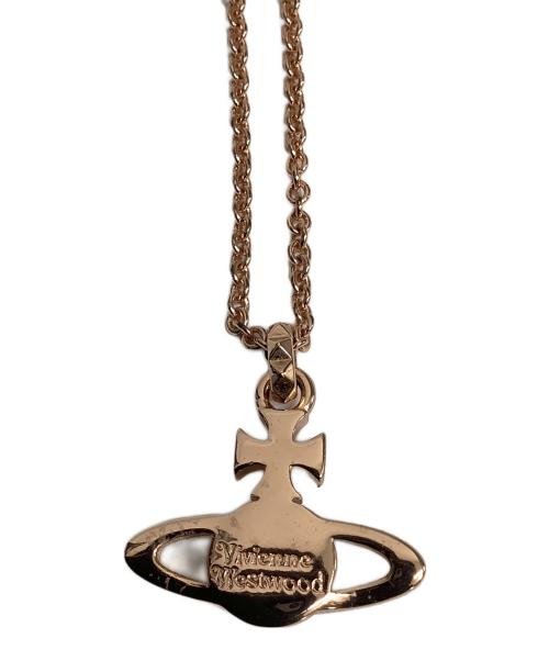 Vivienne Westwood（ヴィヴィアンウエストウッド）Vivienne Westwood (ヴィヴィアンウエストウッド) ネックレス ピンク×ゴールドの古着・服飾アイテム