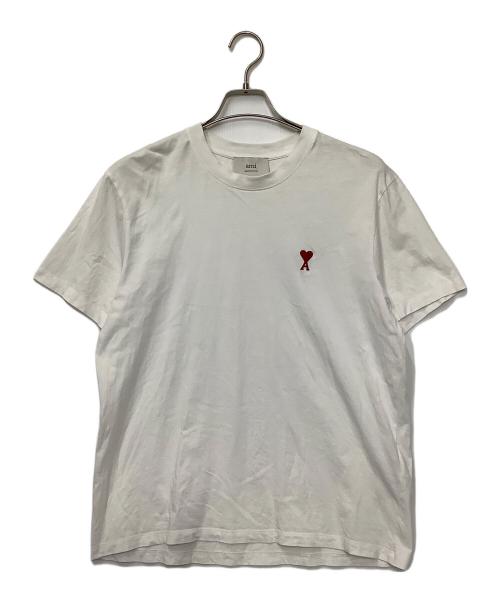 ami（アミ）ami (アミ) 半袖カットソー ホワイト サイズ:Lの古着・服飾アイテム