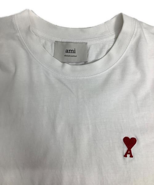 ami（アミ）ami (アミ) 半袖カットソー ホワイト サイズ:Lの古着・服飾アイテム