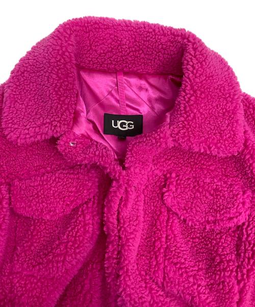 UGG（アグ）UGG (アグ) ボアジャケット ピンク サイズ:Mの古着・服飾アイテム