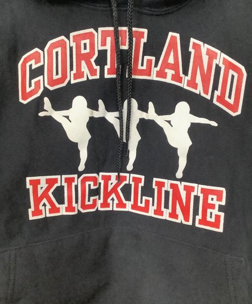 Champion REVERSE WEAVE（チャンピオン リバース ウィーブ）Champion REVERSE WEAVE (チャンピオン リバース ウィーブ) プルオーバーパーカー ネイビー サイズ:Sの古着・服飾アイテム