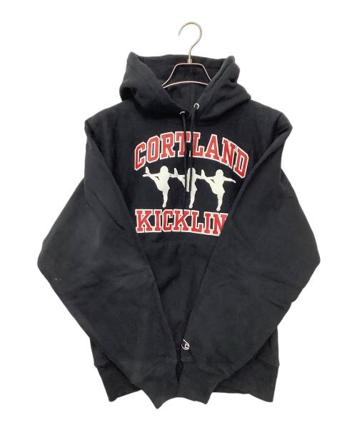 Champion REVERSE WEAVE（チャンピオン リバース ウィーブ）Champion REVERSE WEAVE (チャンピオン リバース ウィーブ) プルオーバーパーカー ネイビー サイズ:Sの古着・服飾アイテム