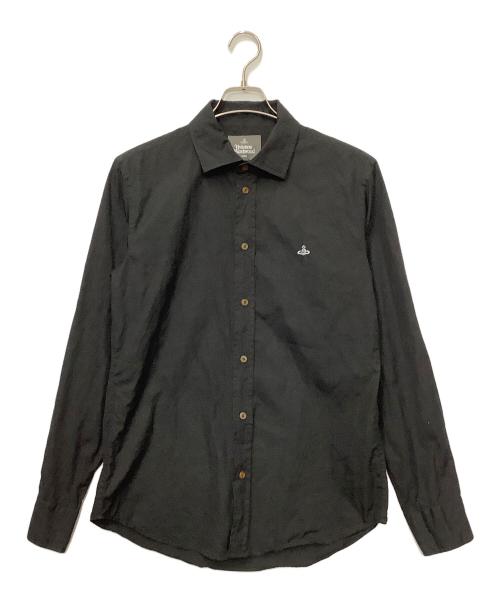 Vivienne Westwood（ヴィヴィアンウエストウッド）Vivienne Westwood (ヴィヴィアンウエストウッド) 長袖シャツ ブラック サイズ:48の古着・服飾アイテム