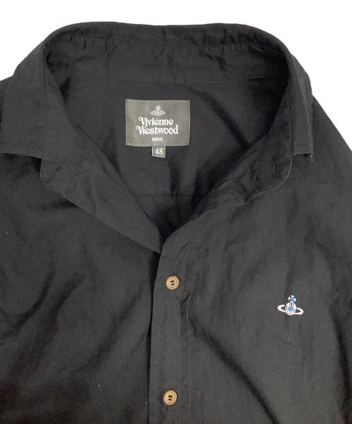 Vivienne Westwood（ヴィヴィアンウエストウッド）Vivienne Westwood (ヴィヴィアンウエストウッド) 長袖シャツ ブラック サイズ:48の古着・服飾アイテム