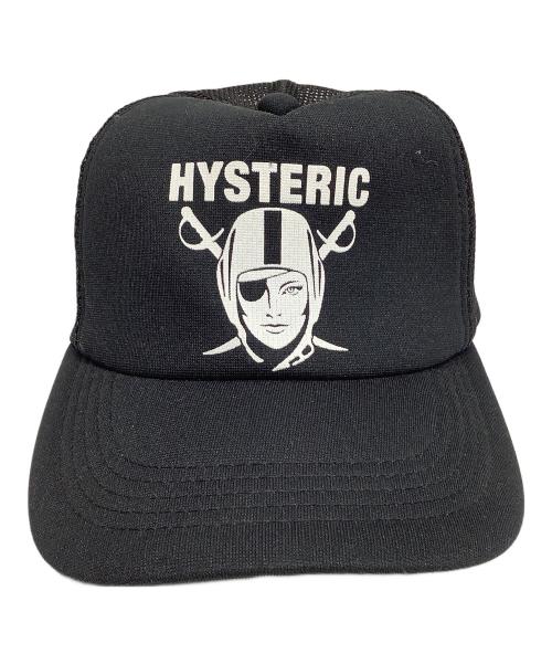 Hysteric Glamour（ヒステリックグラマー）Hysteric Glamour (ヒステリックグラマー) メッシュキャップ ブラック サイズ:FREEの古着・服飾アイテム