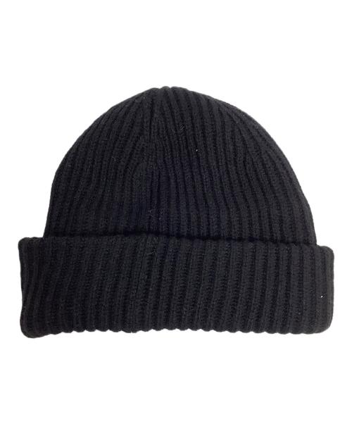 GANNI（ガニー）GANNI (ガニー) ニット帽 ブラック サイズ:ONE SIZE 未使用品の古着・服飾アイテム