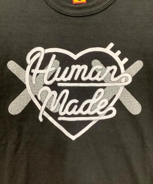 HUMAN MADE（ヒューマンメイド）HUMAN MADE (ヒューマンメイド) KAWS (カウズ) 半袖カットソー ブラック サイズ:Mの古着・服飾アイテム