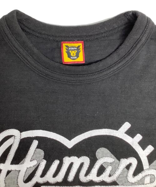 HUMAN MADE（ヒューマンメイド）HUMAN MADE (ヒューマンメイド) KAWS (カウズ) 半袖カットソー ブラック サイズ:Mの古着・服飾アイテム