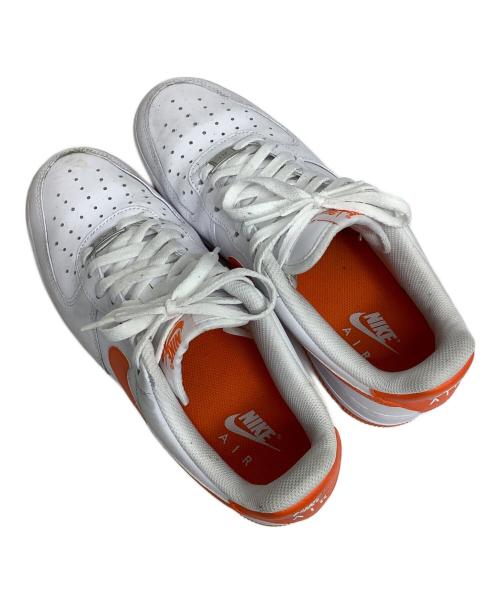 NIKE（ナイキ）NIKE (ナイキ) AIR FORCE 1 '07 ホワイト×オレンジ サイズ:27.5cmの古着・服飾アイテム