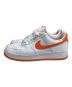 NIKE (ナイキ) AIR FORCE 1 '07 ホワイト×オレンジ サイズ:27.5cm：8000円