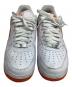 中古・古着 NIKE (ナイキ) AIR FORCE 1 '07 ホワイト×オレンジ サイズ:27.5cm：8000円