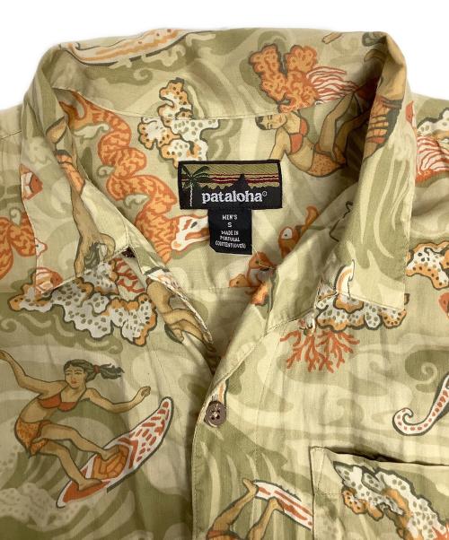 pataloha（パタロハ）pataloha (パタロハ) 半袖シャツ ベージュ サイズ:Sの古着・服飾アイテム