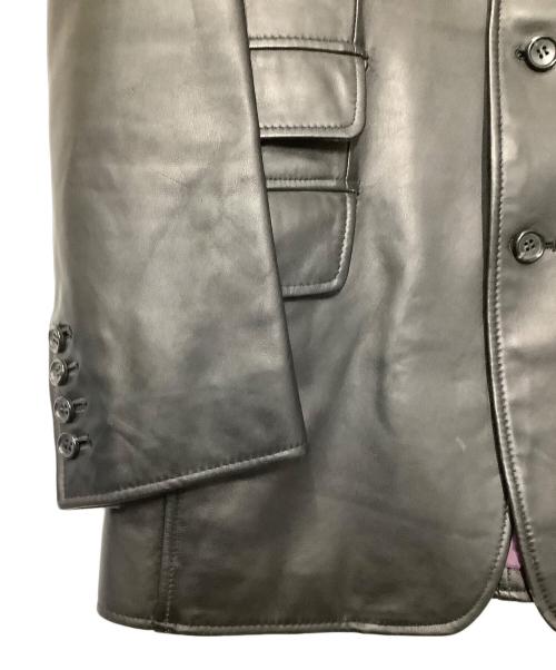 PAUL SMITH（ポールスミス）Paul Smith (ポールスミス) レザージャケット ブラック サイズ:Lの古着・服飾アイテム