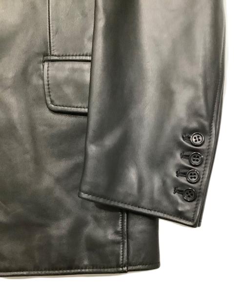 PAUL SMITH（ポールスミス）Paul Smith (ポールスミス) レザージャケット ブラック サイズ:Lの古着・服飾アイテム