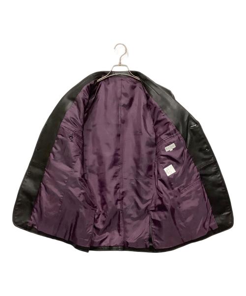 PAUL SMITH（ポールスミス）Paul Smith (ポールスミス) レザージャケット ブラック サイズ:Lの古着・服飾アイテム