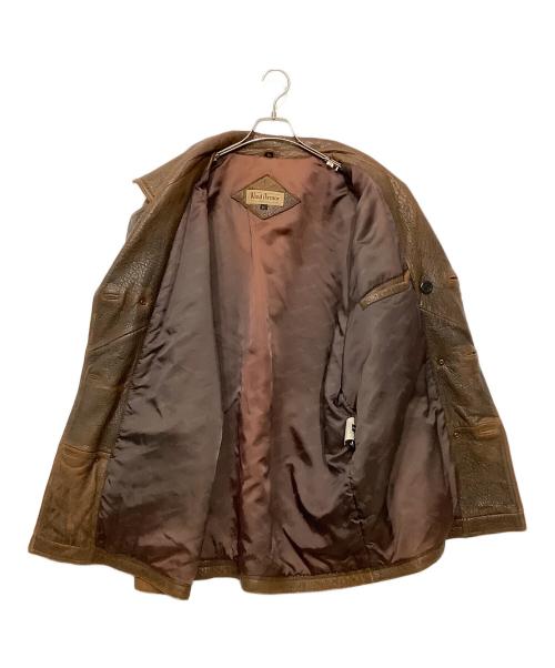 WILD ARMOR（ワイルドアーマー）Wild Armor (ワイルドアーマー) ラムレザージャケット ブラウン サイズ:LLの古着・服飾アイテム