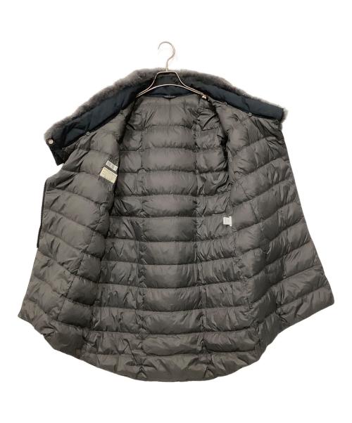 BRUNELLO CUCINELLI（ブルネロクチネリ）BRUNELLO CUCINELLI (ブルネロクチネリ) ファーダウンジャケット ネイビー サイズ:42の古着・服飾アイテム