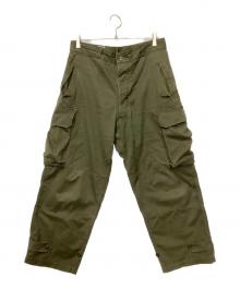 フランス軍（フランスグン）の古着「ミリタリーパンツ」｜グリーン