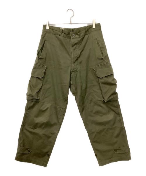 フランス軍（フランスグン）フランス軍 (フランスグン) ミリタリーパンツ グリーン サイズ:13の古着・服飾アイテム