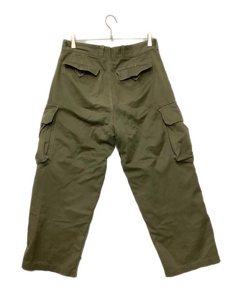 フランス軍（フランスグン）フランス軍 (フランスグン) ミリタリーパンツ グリーン サイズ:13の古着・服飾アイテム