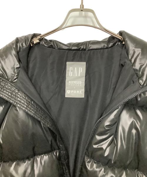 GAP（ギャップ）GAP (ギャップ) 中綿ジャケット ブラック サイズ:Lの古着・服飾アイテム