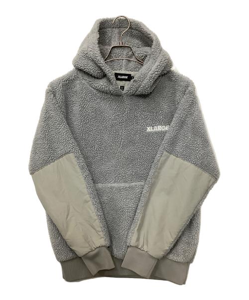 X-LARGE（エクストララージ）X-LARGE (エクストララージ) プルオーバーパーカー グレー サイズ:Sの古着・服飾アイテム