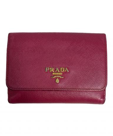 中古・古着通販】PRADA (プラダ) 2つ折り財布 ピンク｜ブランド・古着