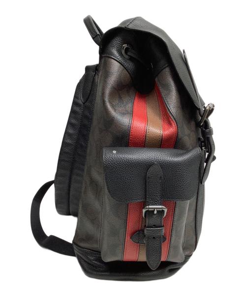 COACH（コーチ）COACH (コーチ) リュック ブラウン×ブラック サイズ:FREEの古着・服飾アイテム