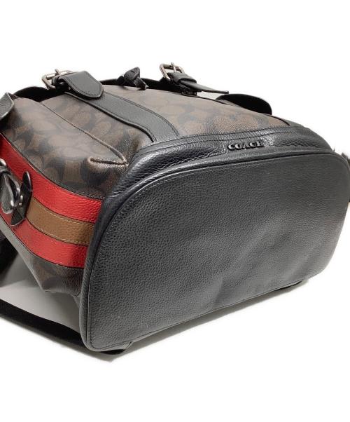 COACH（コーチ）COACH (コーチ) リュック ブラウン×ブラック サイズ:FREEの古着・服飾アイテム