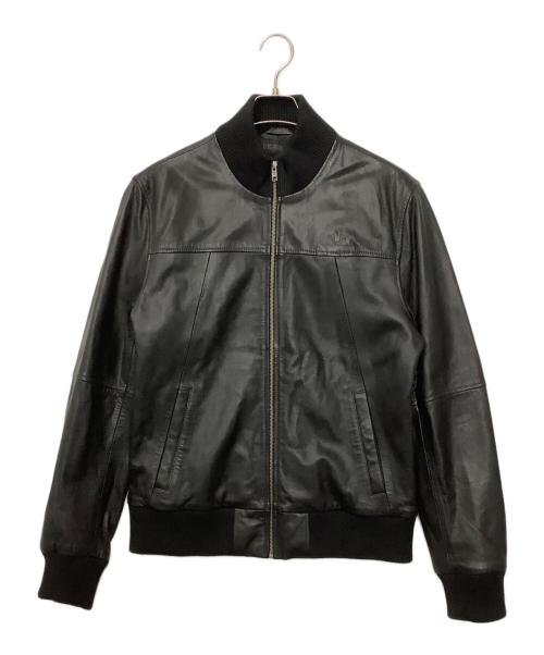 TRUE RELIGION（トゥルー レリジョン）TRUE RELIGION (トゥルー レリジョン) レザージャケット ブラック サイズ:Mの古着・服飾アイテム