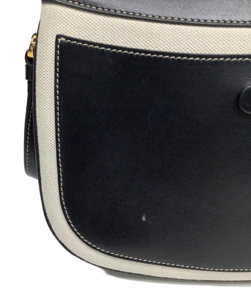 TOD'S（トッズ）TOD'S (トッズ) ショルダーバッグ ブラック×アイボリー サイズ:FREEの古着・服飾アイテム