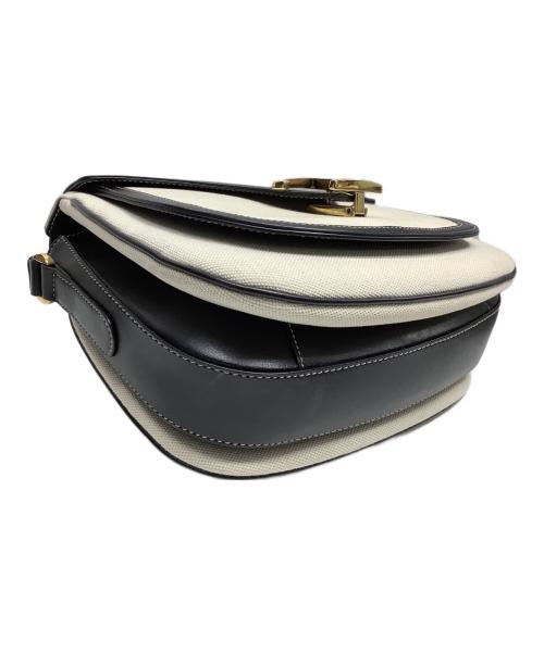 TOD'S（トッズ）TOD'S (トッズ) ショルダーバッグ ブラック×アイボリー サイズ:FREEの古着・服飾アイテム