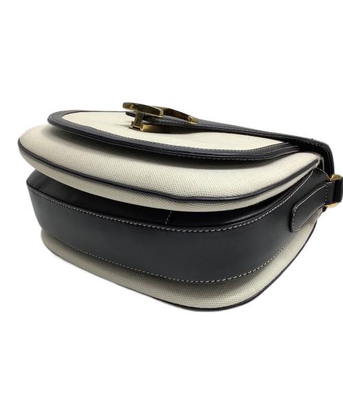 TOD'S（トッズ）TOD'S (トッズ) ショルダーバッグ ブラック×アイボリー サイズ:FREEの古着・服飾アイテム