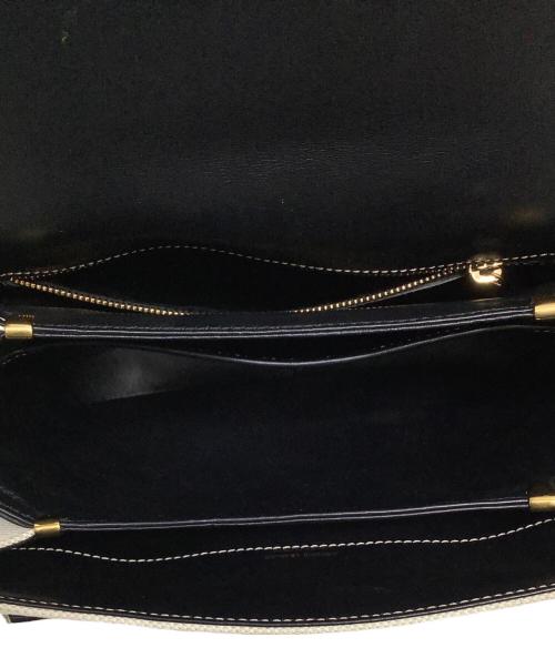 TOD'S（トッズ）TOD'S (トッズ) ショルダーバッグ ブラック×アイボリー サイズ:FREEの古着・服飾アイテム