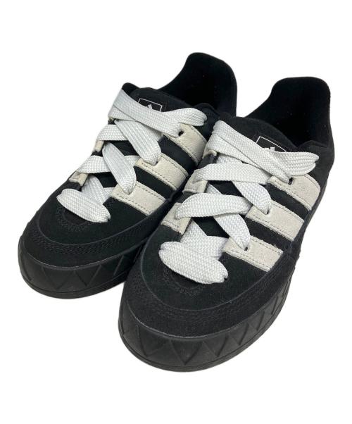 adidas（アディダス）adidas (アディダス) ローカットスニーカー ブラック サイズ:23.5cmの古着・服飾アイテム