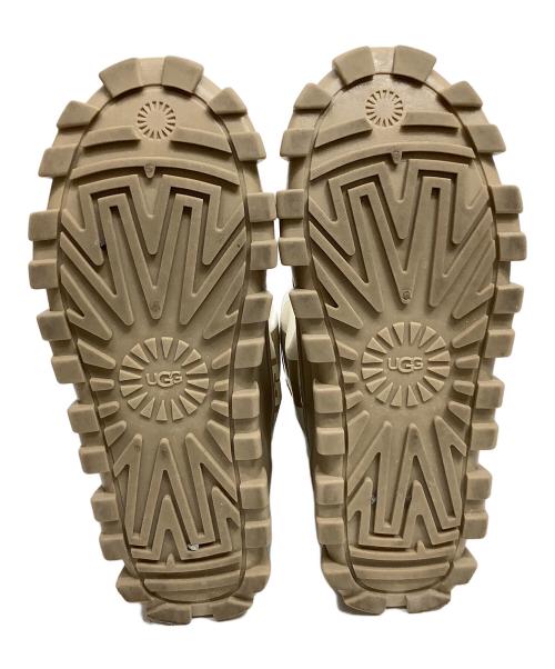 UGG（アグ）UGG (アグ) レインブーツ アイボリー×ブラウン サイズ:24の古着・服飾アイテム