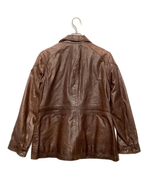 Timberland（ティンバーランド）Timberland (ティンバーランド) レザージャケット ブラウン サイズ:XLの古着・服飾アイテム