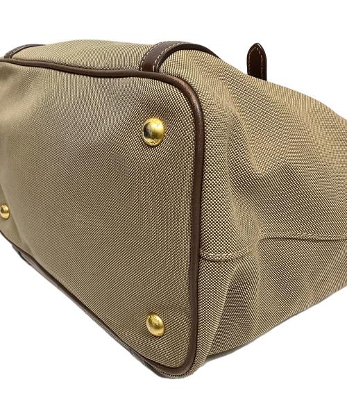 PRADA（プラダ）PRADA (プラダ) 2WAYショルダーバッグ ベージュ×ブラウンの古着・服飾アイテム