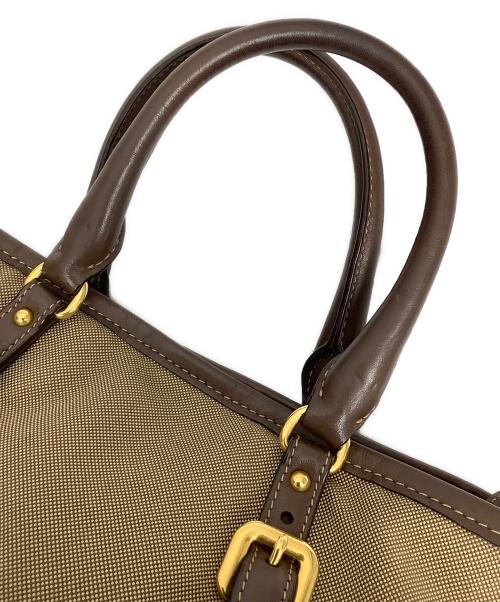 PRADA（プラダ）PRADA (プラダ) 2WAYショルダーバッグ ベージュ×ブラウンの古着・服飾アイテム