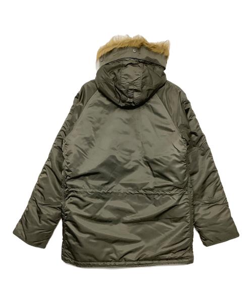 ALPHA（アルファ）ALPHA (アルファ) N-3B タイトジャケット カーキ サイズ:XLの古着・服飾アイテム