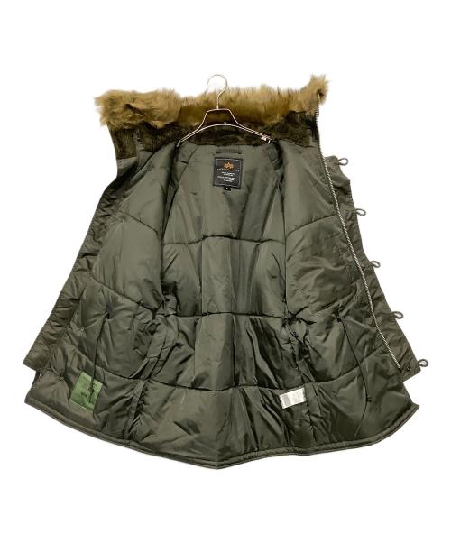 ALPHA（アルファ）ALPHA (アルファ) N-3B タイトジャケット カーキ サイズ:XLの古着・服飾アイテム