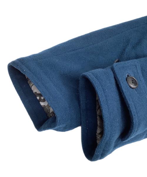 BEDWIN &THE HEARTBREAKERS（ベドウィンアンドザ ハートブレイカーズ）BEDWIN &THE HEARTBREAKERS (ベドウィンアンドザ ハートブレイカーズ) ダッフルコート ブルー サイズ:3の古着・服飾アイテム