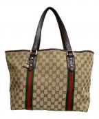 GUCCIグッチ）の古着「トートバッグ」｜ブラウン