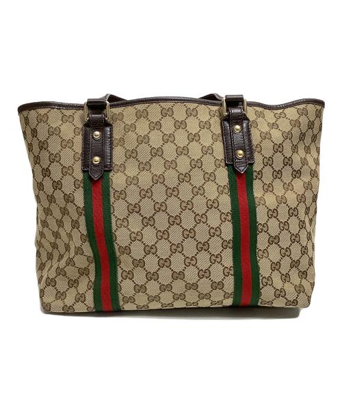 GUCCI（グッチ）GUCCI (グッチ) トートバッグ ブラウンの古着・服飾アイテム