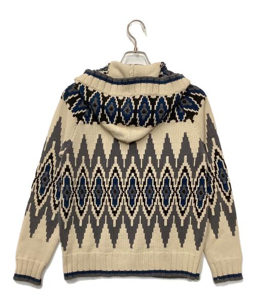 Hysteric Glamour（ヒステリックグラマー）Hysteric Glamour (ヒステリックグラマー) ニットパーカー ベージュ サイズ:Mの古着・服飾アイテム