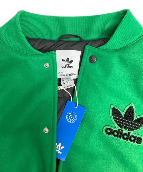 adidas（アディダス）adidas (アディダス) SSTボンバージャケット グリーン×ブラック サイズ:XL 未使用品の古着・服飾アイテム